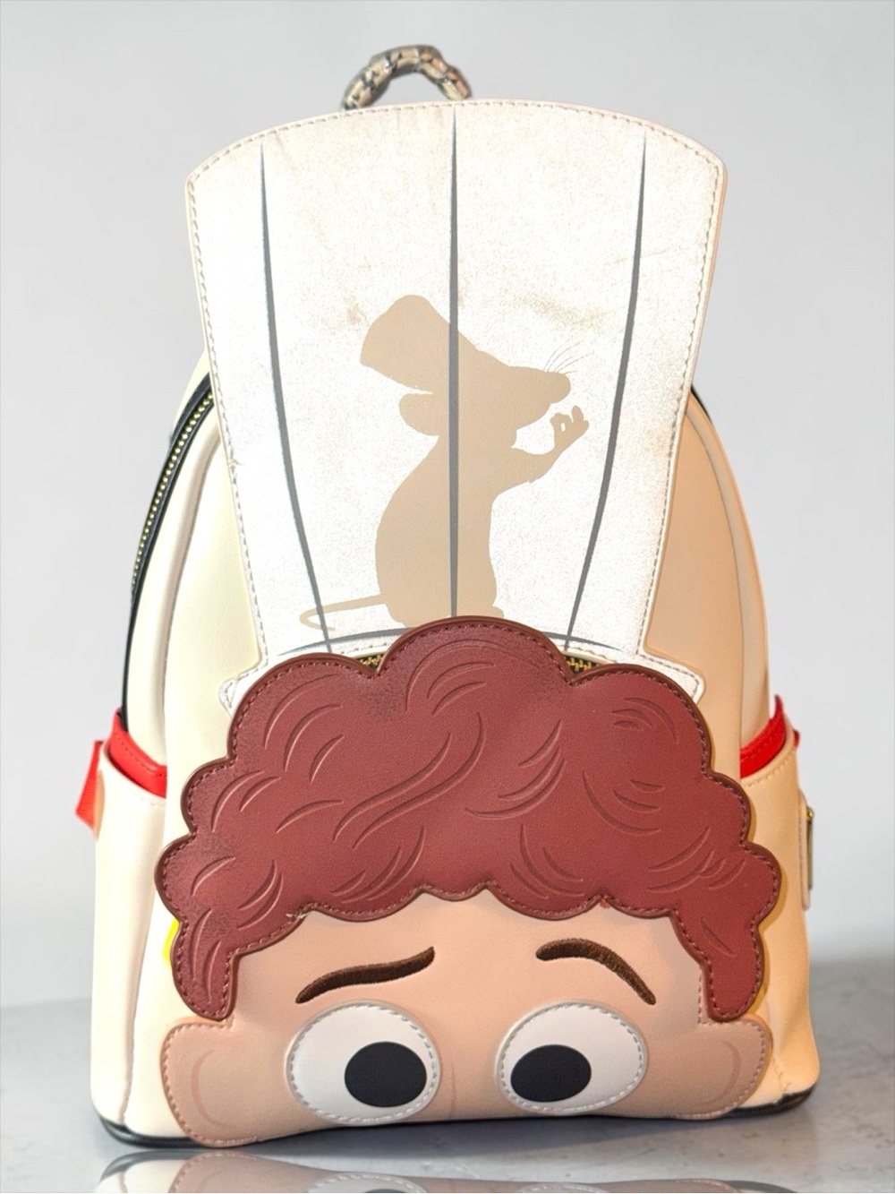 Loungefly Disney Pixar Ratatouille 15th Anniversary Little Chef Mini Backpack - Picture 2 of 6